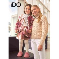 OPEN LONG SLEEVE SWEATER WITH BUTTONS